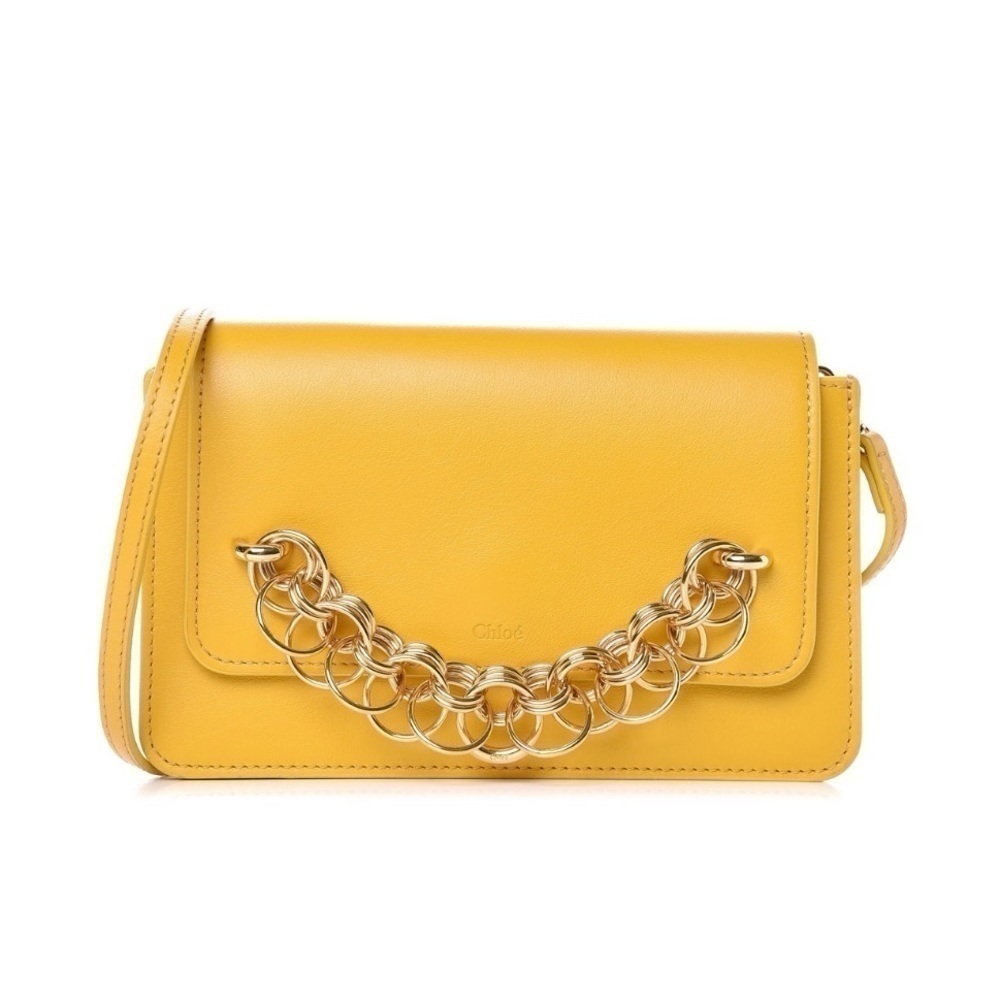 Chloé Purse Crossbody Clutch Yellow